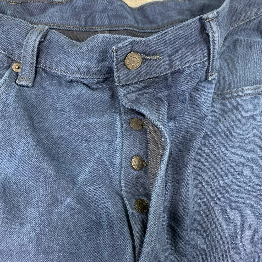 Levi's 501 Jeans Size 38x30 (36x27) MensDenim Straight Leg Button Fly Indigo